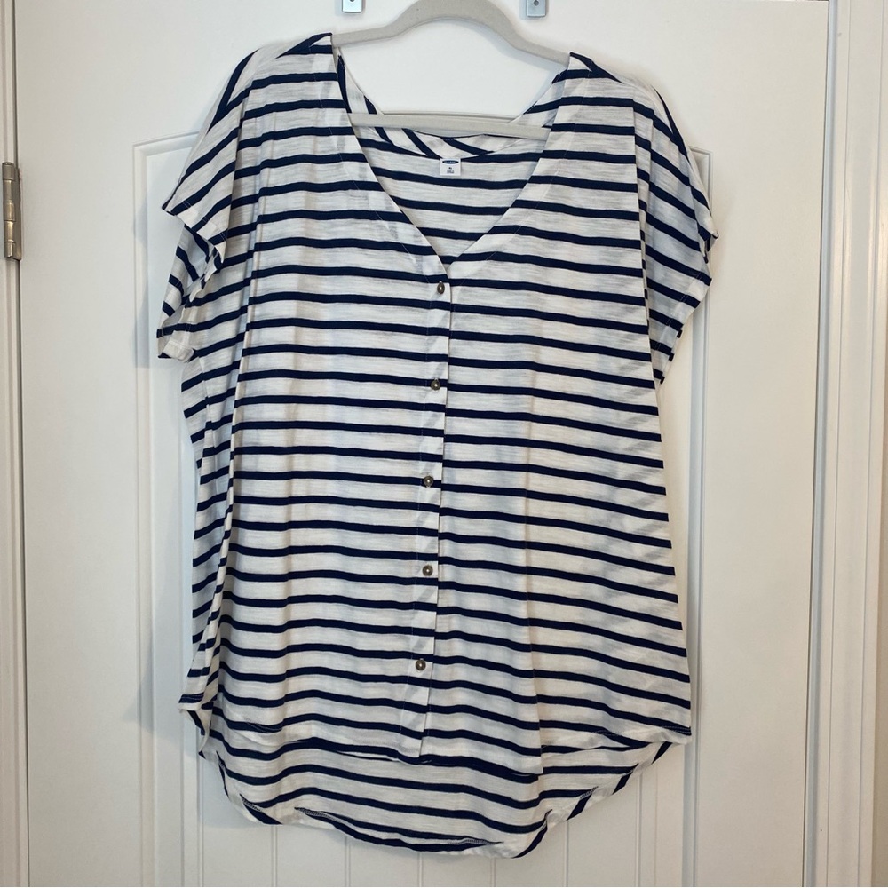 Striped Button Up